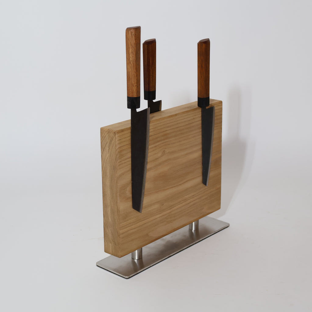 Magnetischer Messerblock Edel Kastanie „Felsblick“