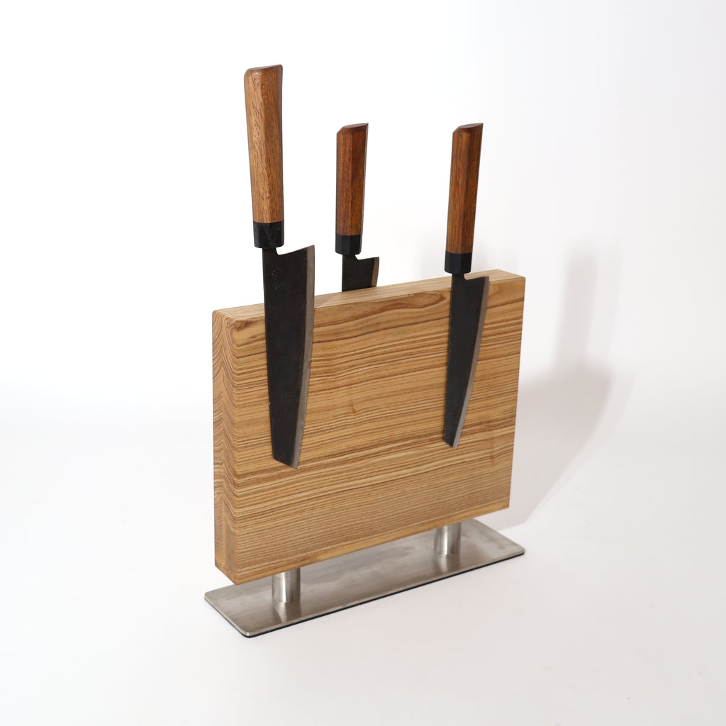 Magnetischer Messerblock Esche „FelsBlick“