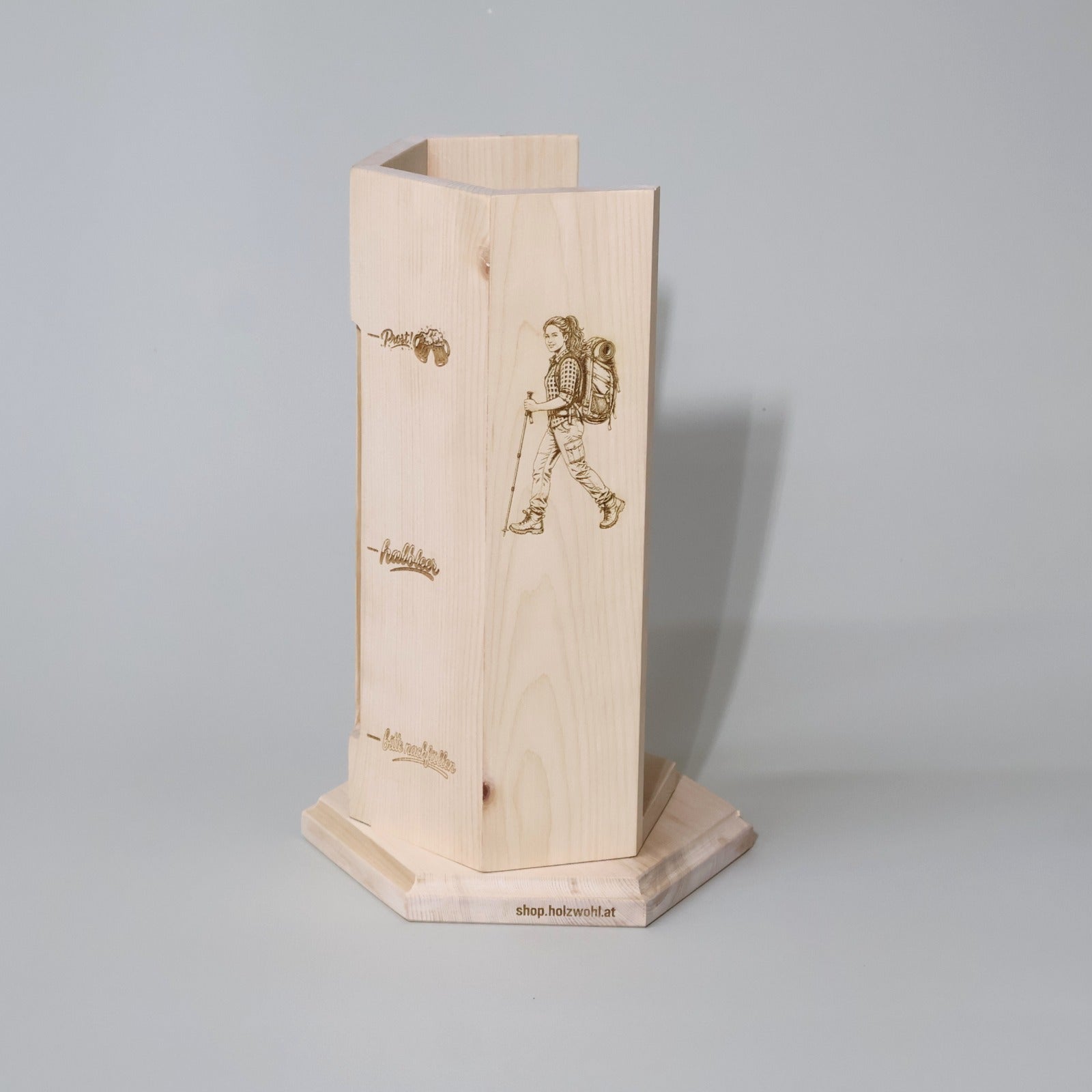 "Bierschattenspender" Zirben holz