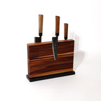 Magnetischer Messerblock aus Zwetschgenholz