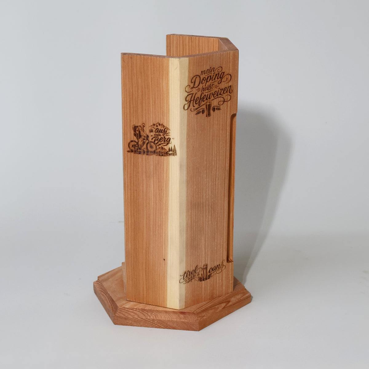 "Bierschattenspender" Lärchen holz